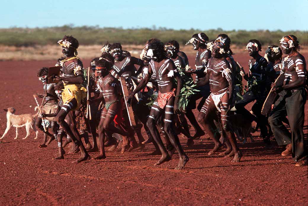 Fast Stepping Dance Aboriginal Dancing Northern Territory Australia Ozoutback