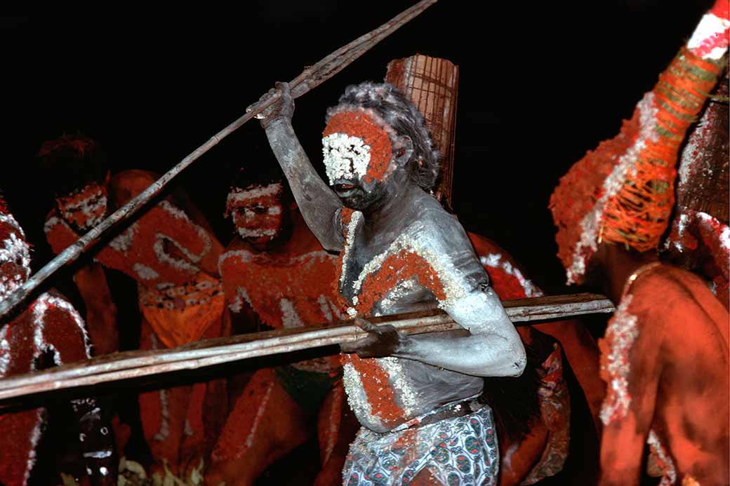 Warlpiri Corroborree Aboriginal Dancing Northern Territory Australia Ozoutback