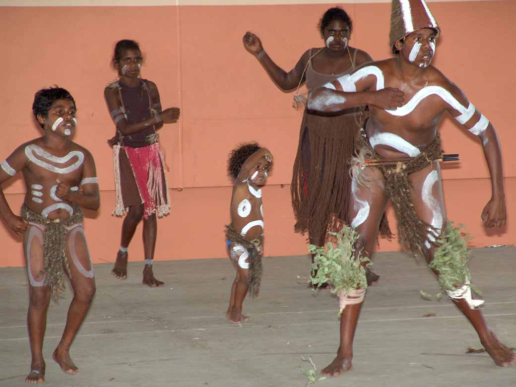 Mornington Island Dancers Aboriginal Dancing Queensland Australia Ozoutback