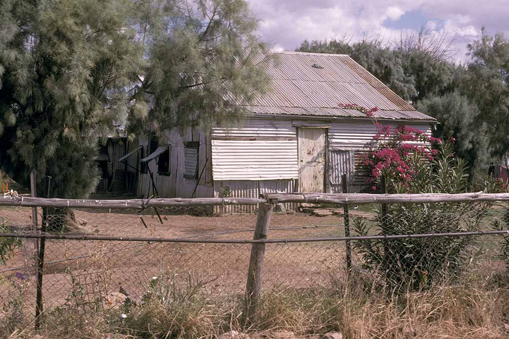 Corrugated iron house