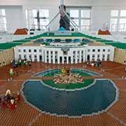 Lego block model, Parliament House