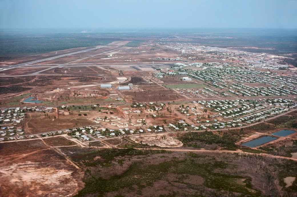 View of Bagot and Darwin Airport