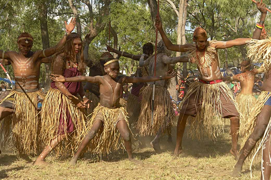 Dance From Lockhart River Laura Aboriginal Dance Festival Australia Ozoutback 