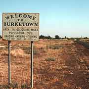 Welcome sign, Burketown