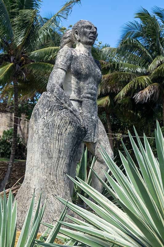 Statue of a Taíno, Baracoa