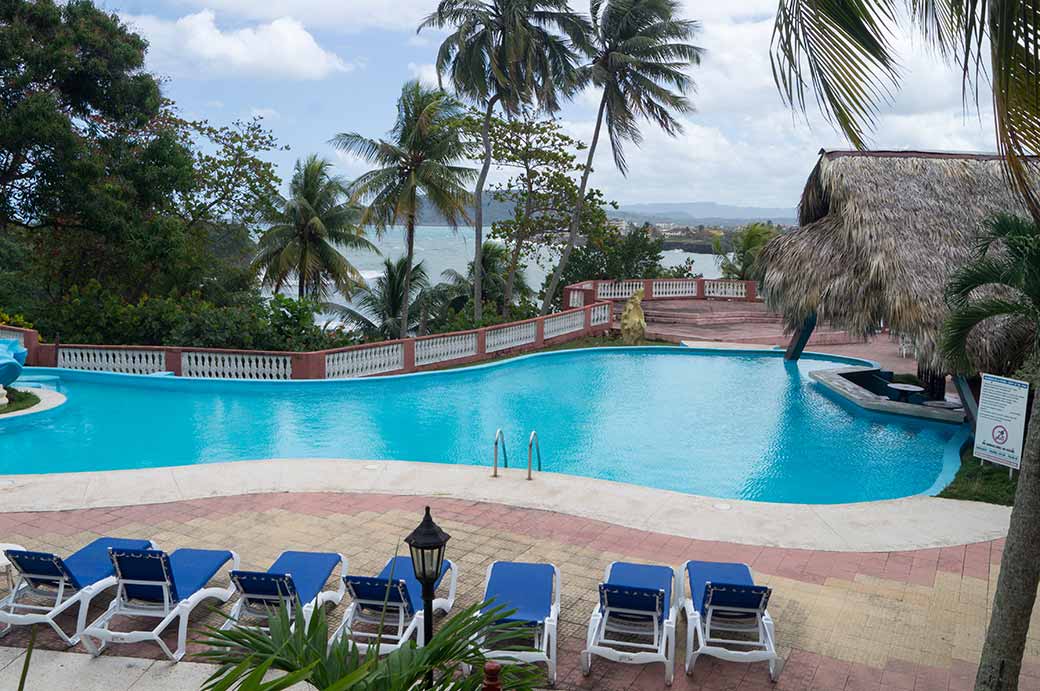 Hotel Porto Santo pool, Baracoa