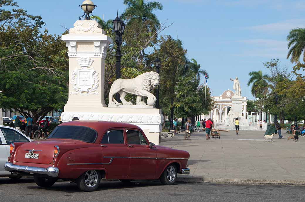 Parque José Martí from the east, Cienfuegos