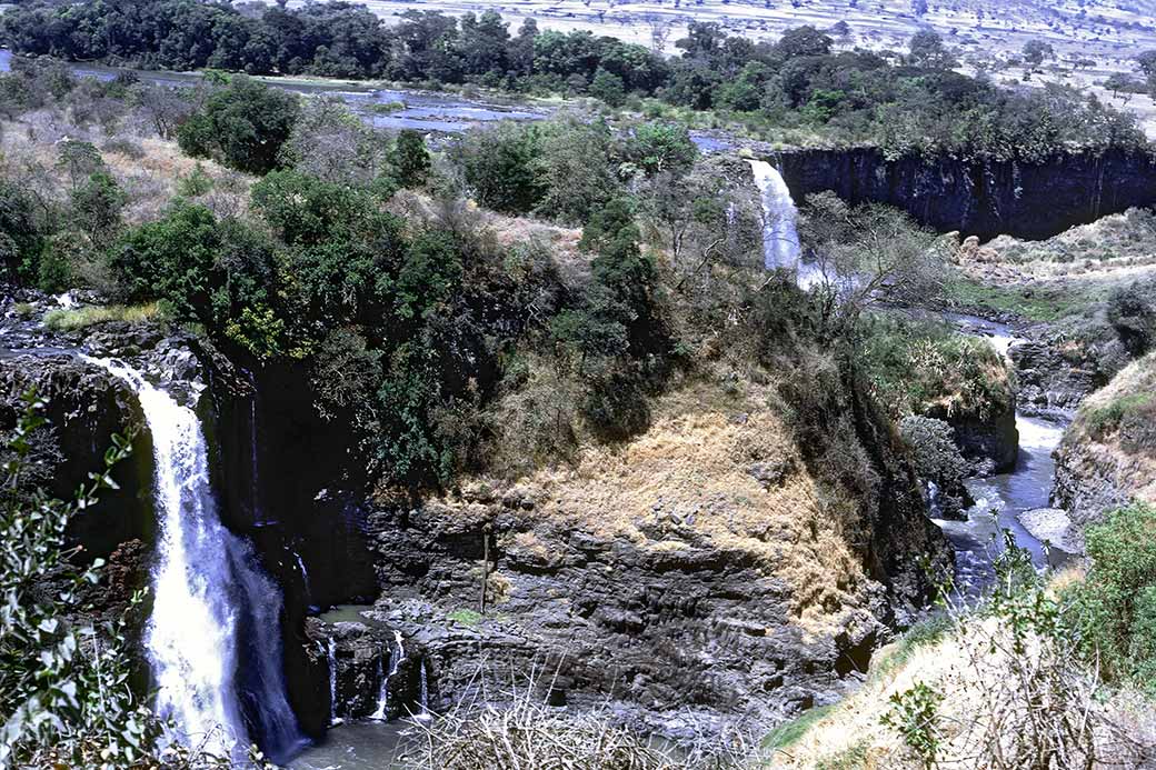 View to the falls