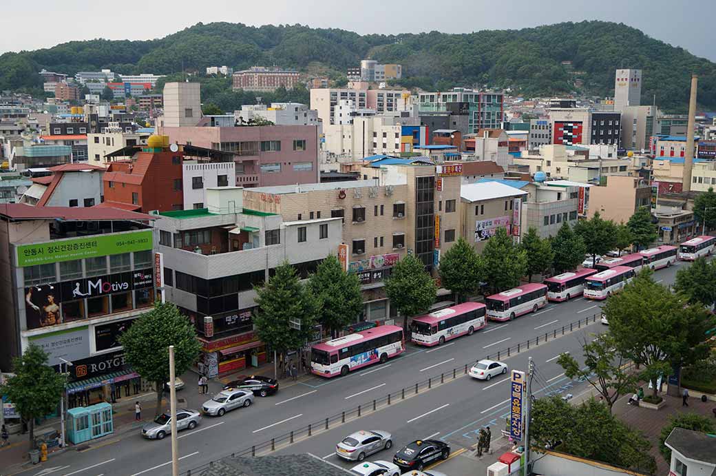 Buses in Andong