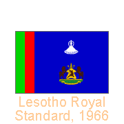 Lesotho Royal Standard, 1966