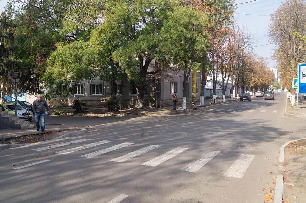 Main street in Soroca