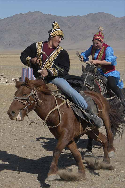 Kazakh horse game