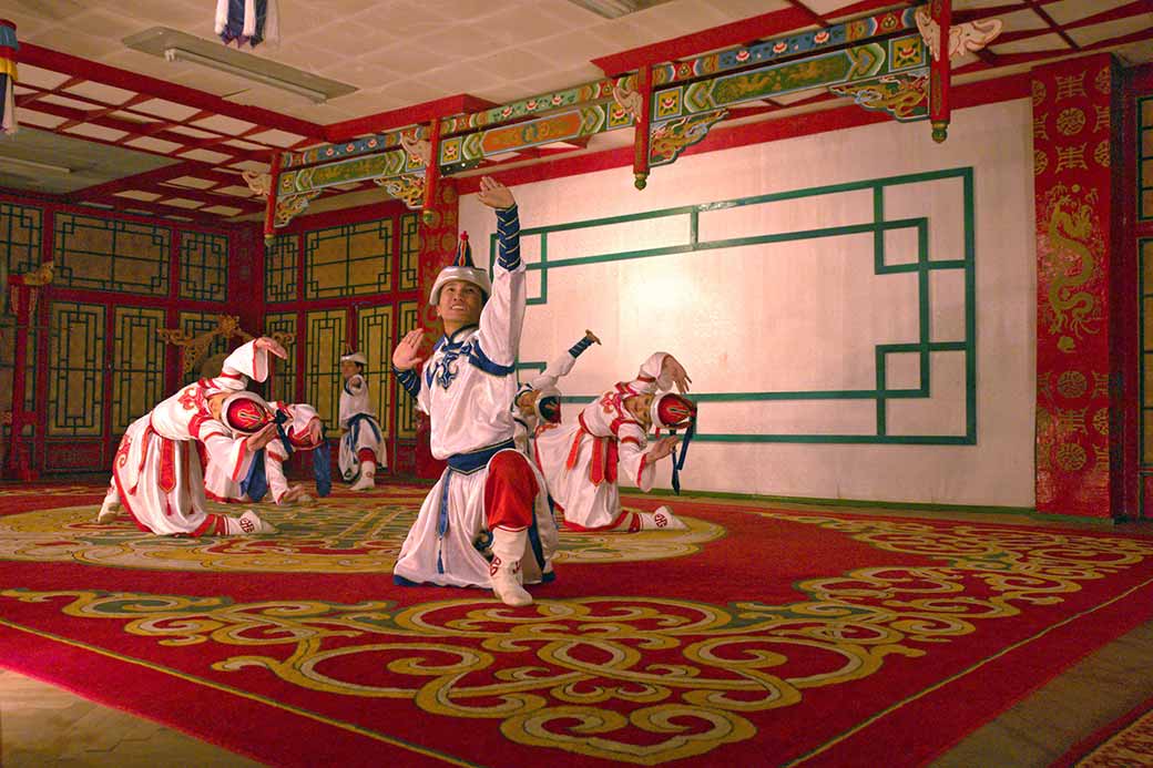 Fast Mongolian dance