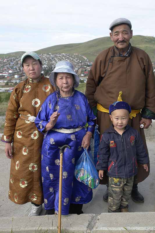 Mongolian family