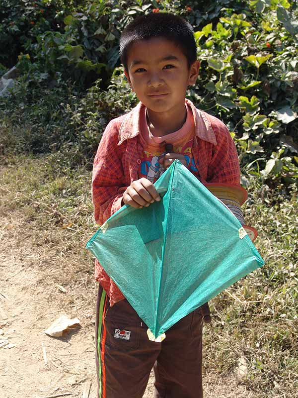 Boy with his kite