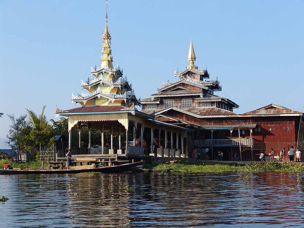 Lakeside pagoda