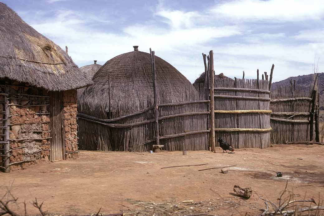 Huts near Dlangeni
