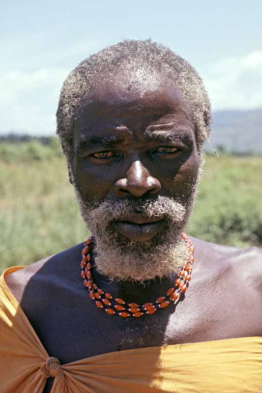 Elderly Swazi man