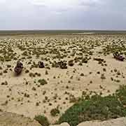 View to the former Aral Sea