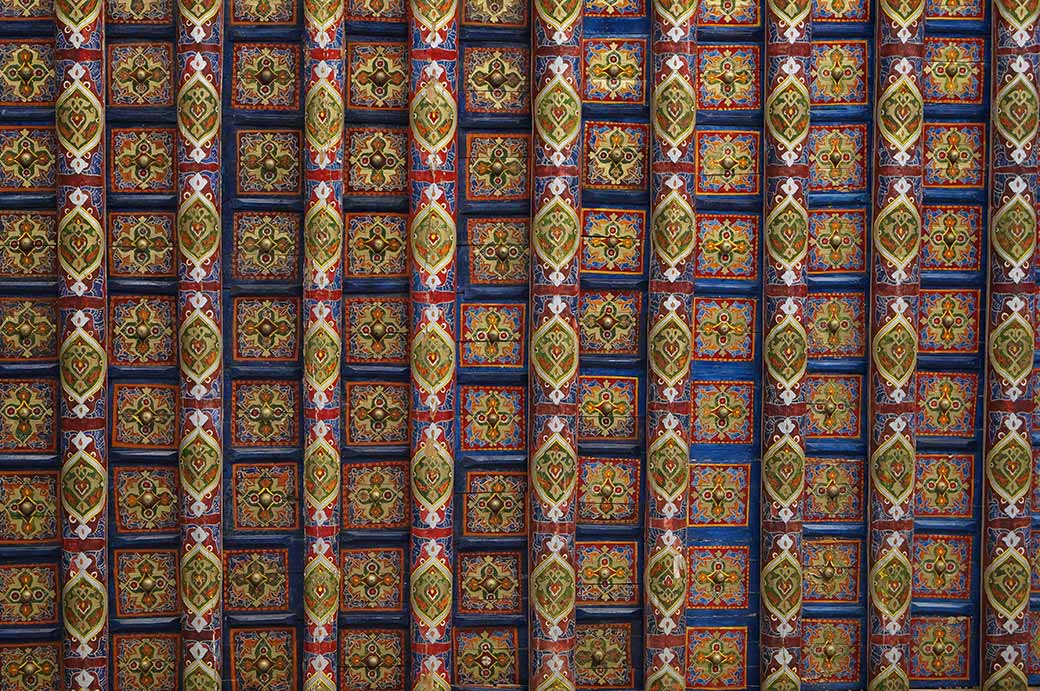 Ceiling pattern, Ko'hna Ark