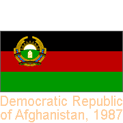 Democratic Republic of Afghanistan 1987