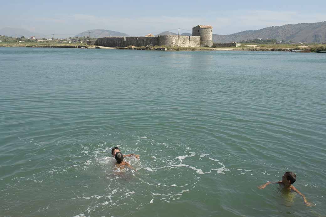 Swimming in Butrint