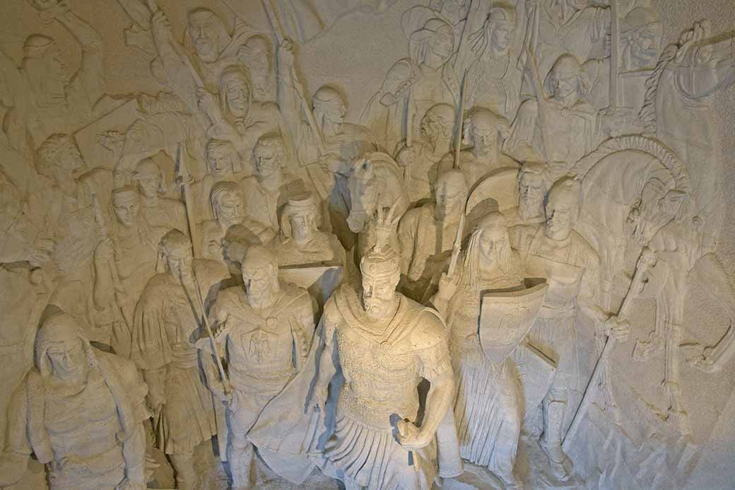 Skanderbeg sculpture
