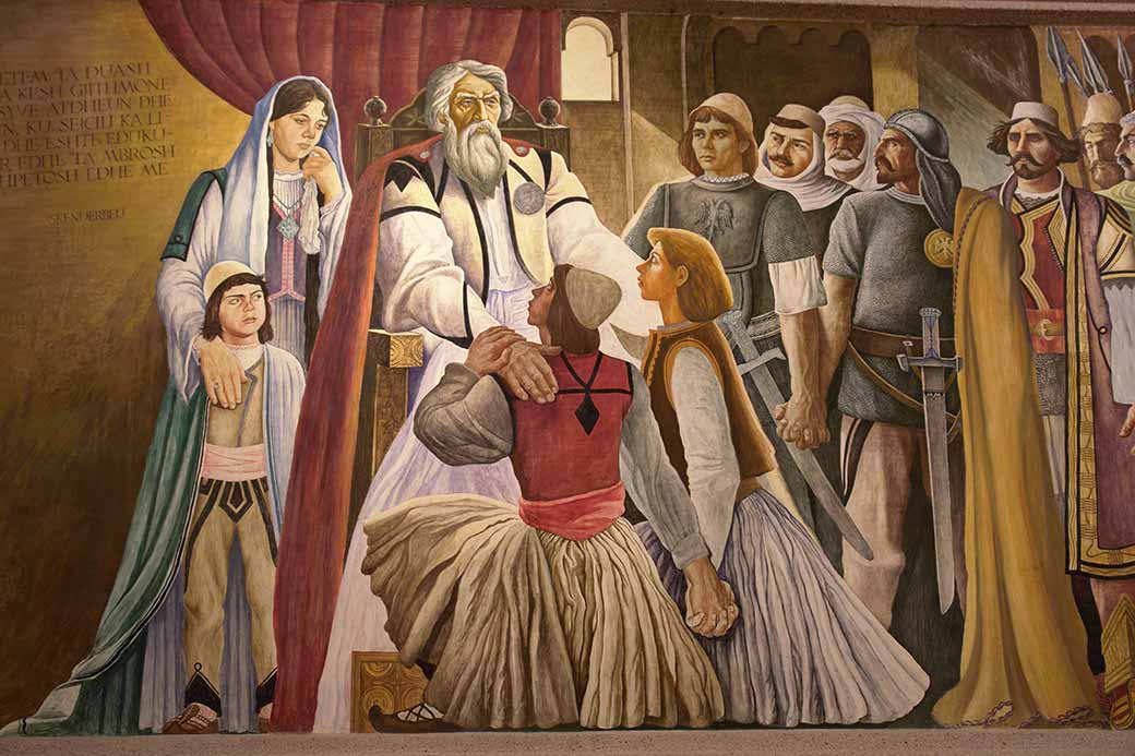 Painting Skanderbeg's Death