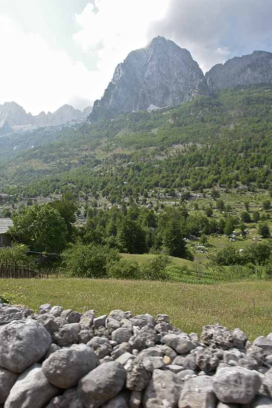 Mountains near Bogë