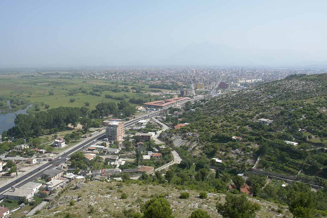 Shkodra from citadel