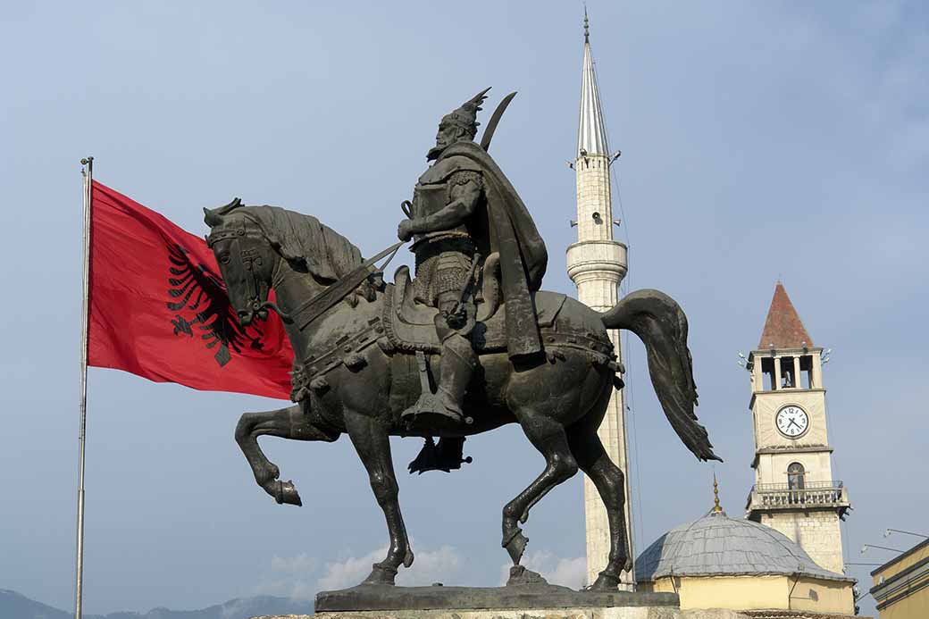 Skanderbeg's statue