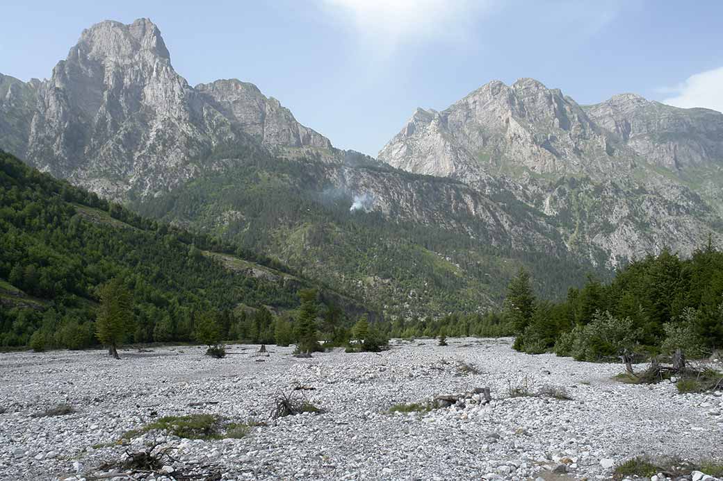 Valbona river valley