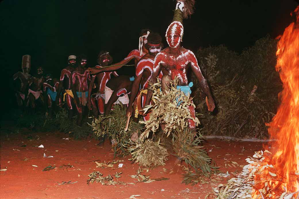 Night Time Corroborree Aboriginal Dancing Northern Territory Australia Ozoutback