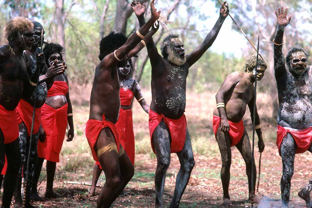 Tiwi Dancers Aboriginal Dancing Northern Territory Australia Ozoutback