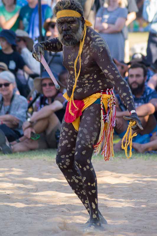 Aboriginal dancer from Wadeye
