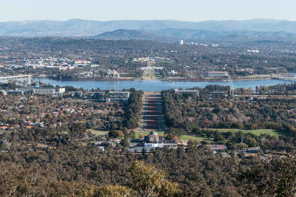 View from Mount Ainslie