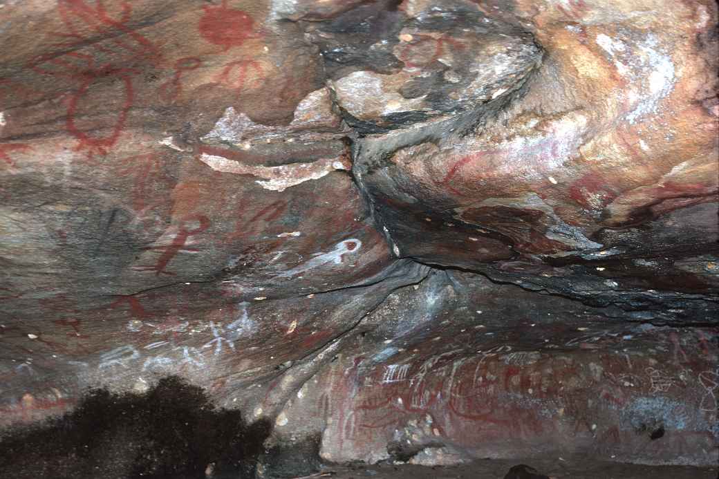 Aboriginal cave paintings