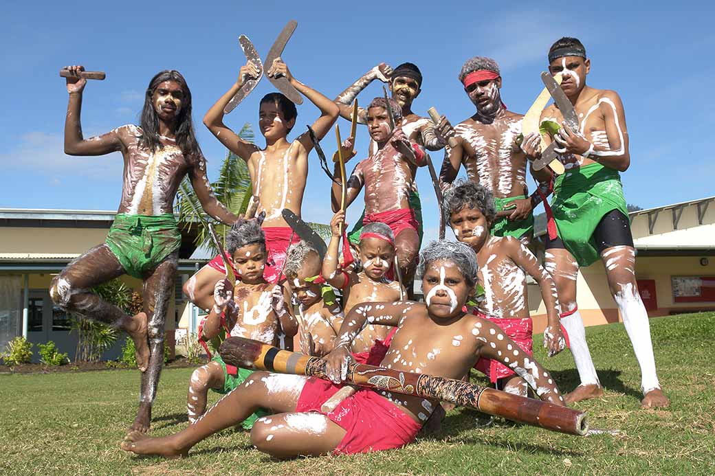 The DC Aboriginal dancers