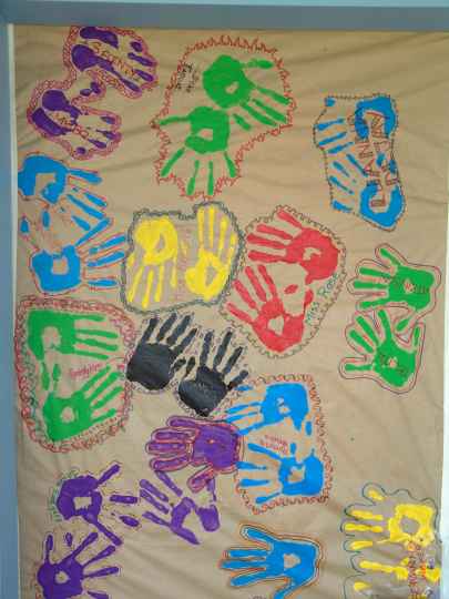 Djarragun College: Handprints