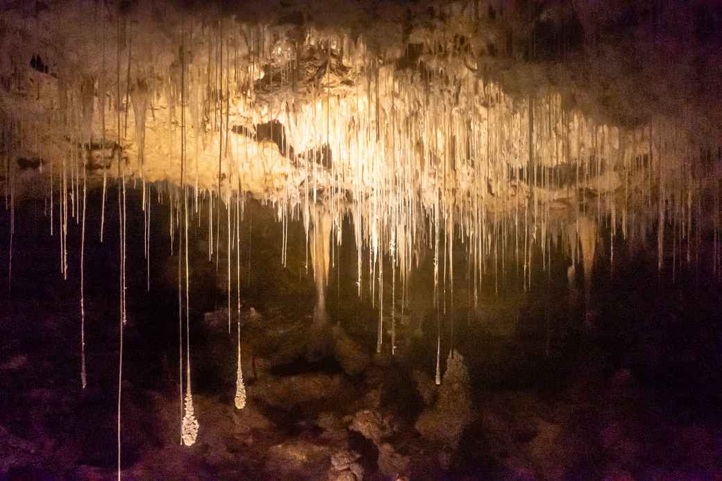 Straw stalactites, Jewel Cave