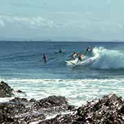 Surfing at Coolangatta