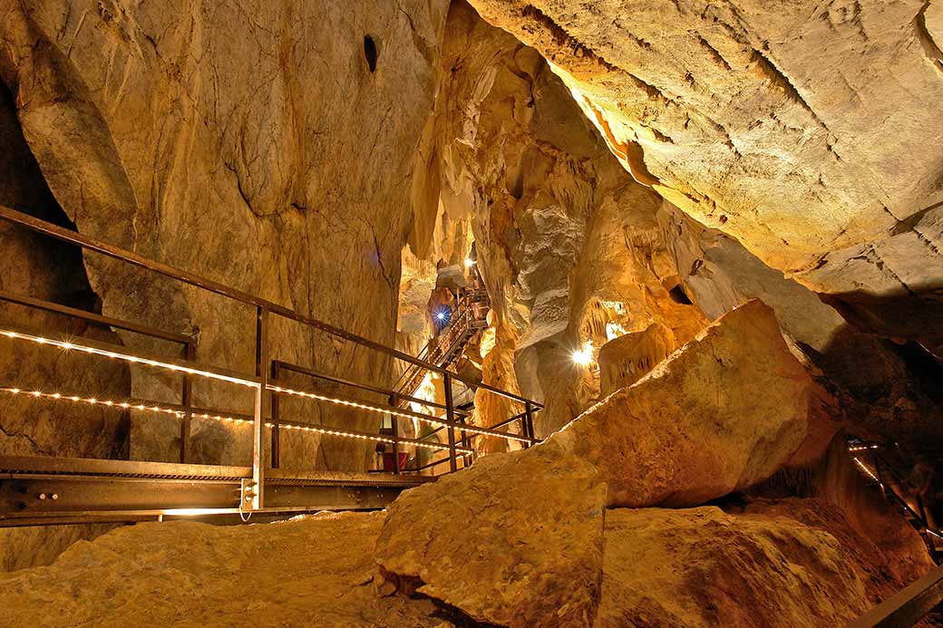 In Trezkinn Cave