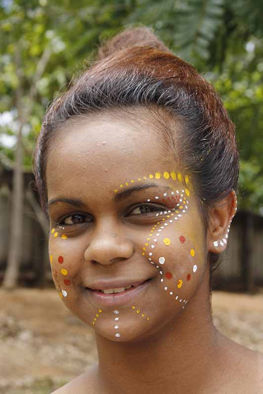 Aboriginal Girl From Yarrabah Indigenous Portraits Queensland Australia Ozoutback