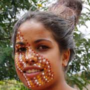 Aboriginal school girl