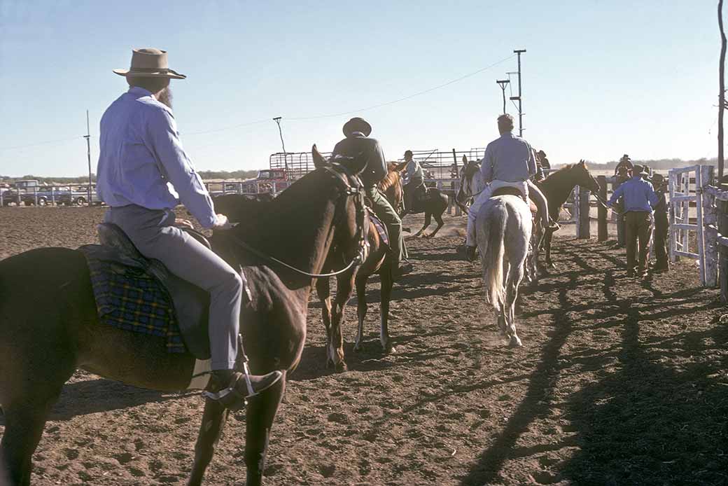 Stockmen on horseback