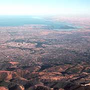 Aerial view to Adelaide