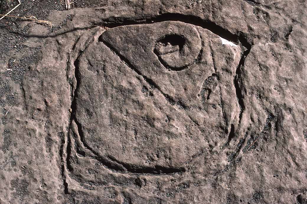 Aboriginal petroglyph