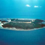 Yam Island from the air