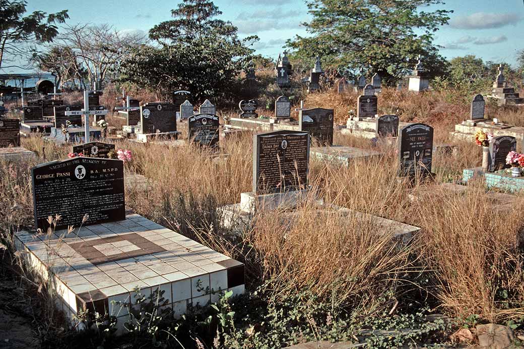 A Murray Island cemetery