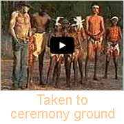 Taken to ceremony ground